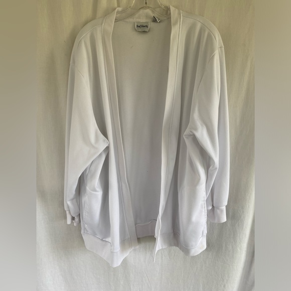 BonWorth Ladies L Petite White Cardigan Jacket Women’s - Picture 3 of 6